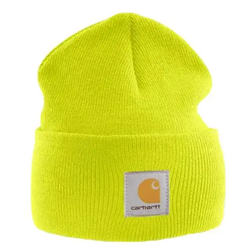 Carhartt - Acrylic Watch cap - Giallo Uomini Inverno Beanie Sci Cappello CHA18BLM
