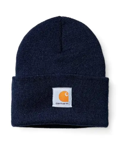 Carhartt – Berretto Beanie in acrilico, Blu Navy
