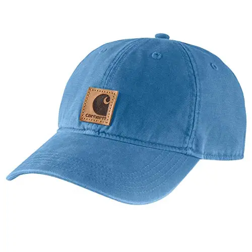 Carhartt Berretto da uomo, in tela, Blu (french blue), Taglia unica