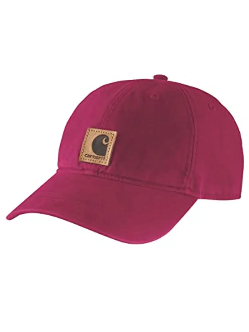 Carhartt Canvas Cap, Cappellino da baseball Unisex - Adulto, Rosa (Rosso Barbabietola), Taglia unica