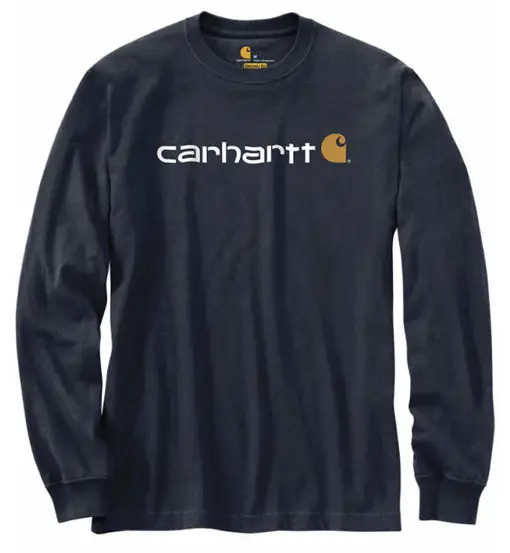 Core logo M - maglia a maniche lunghe - uomo Blue