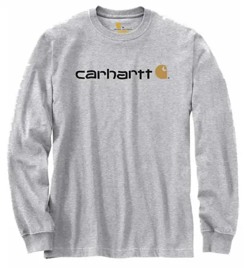 Core logo M - maglia a maniche lunghe - uomo Grey