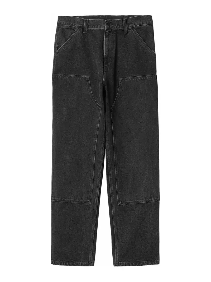 Double Knee Pants Nero