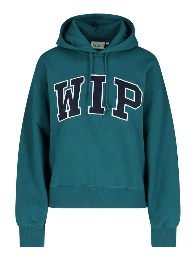 Felpa Cappuccio Verde