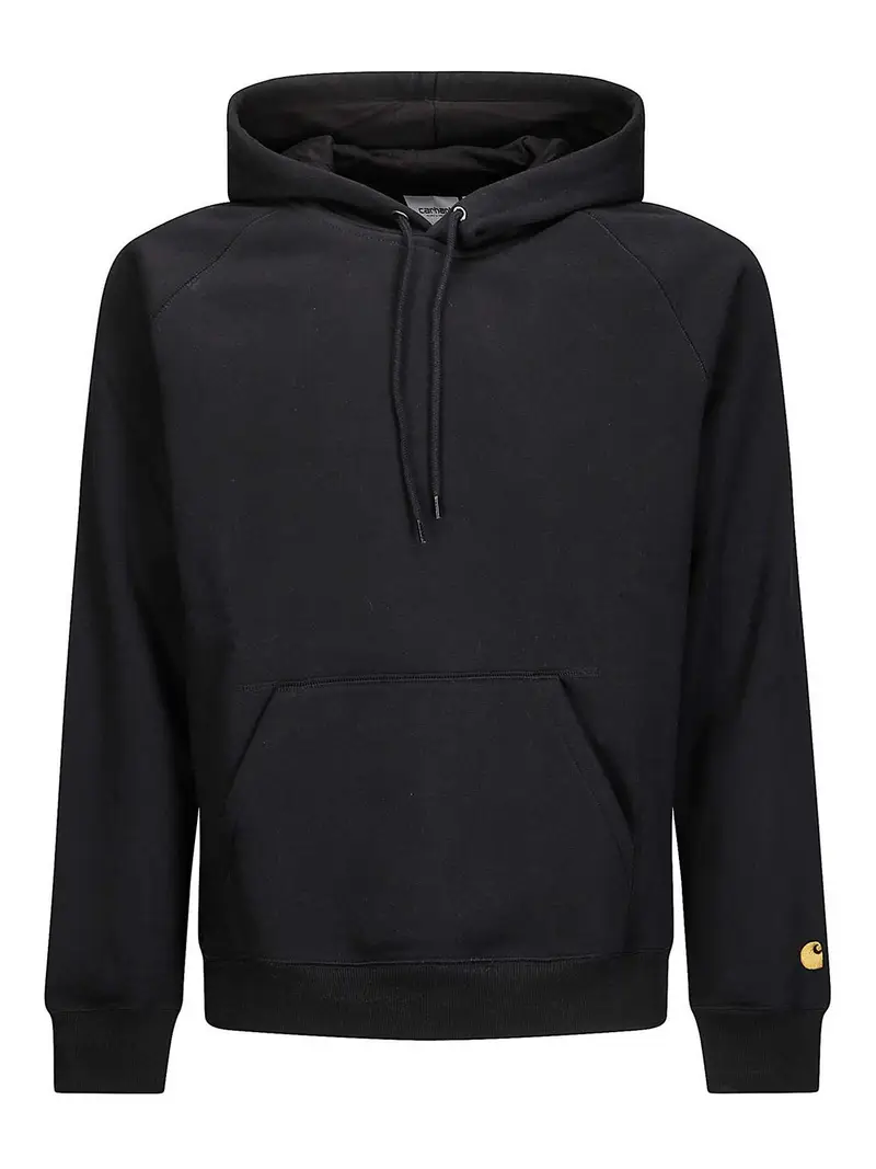 Felpa Chase con cappuccio Nero