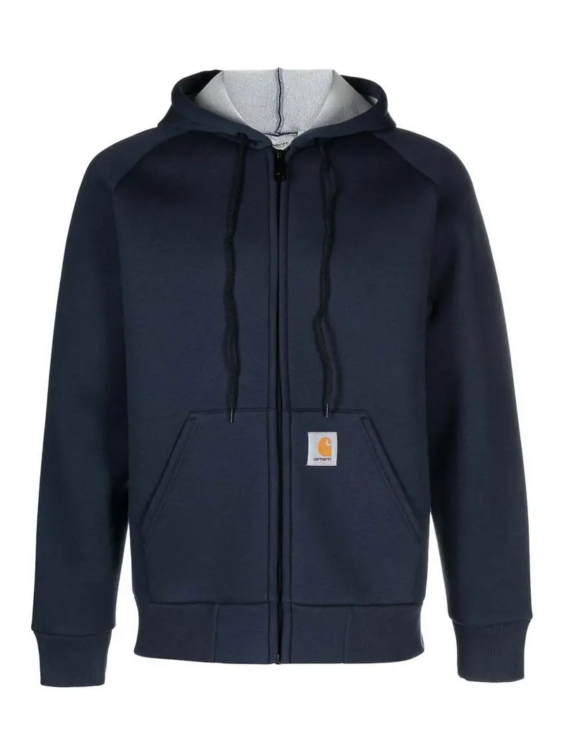 Felpa con cappuccio in misto cotone Grigio