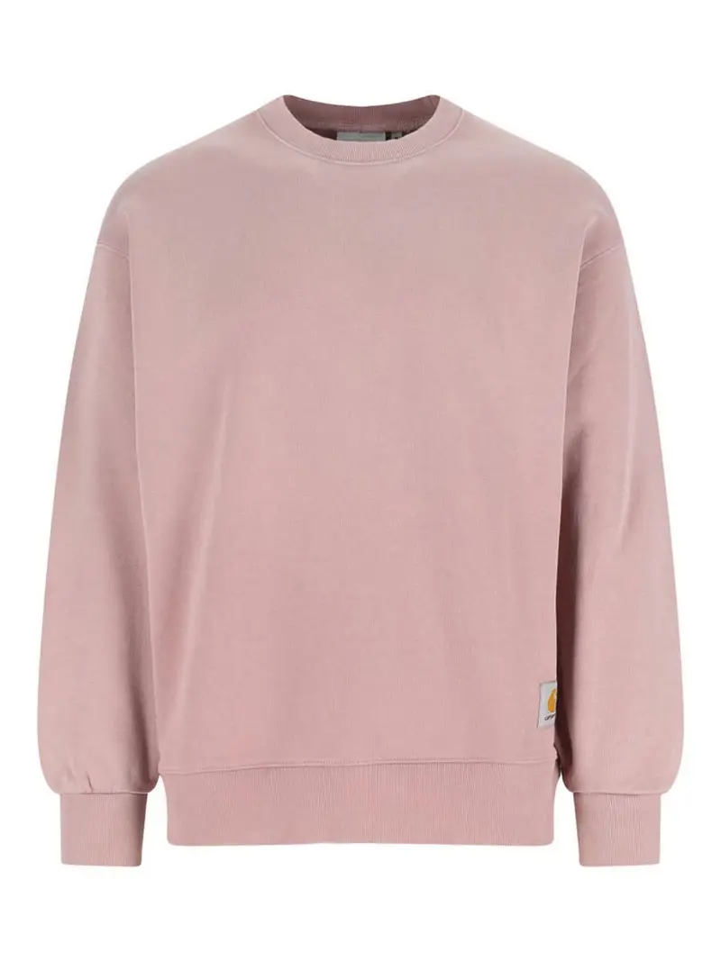 Felpa Girocollo Color Carne E Neutri