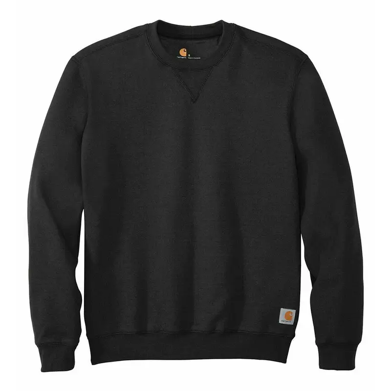 Felpa Girocollo Nero Uomo XS