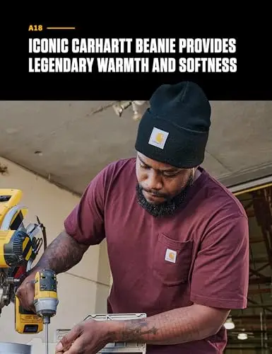 Carhartt Knit Cuffed Beanie, Cappello Unisex - Adulto, Grigio (Heather), Taglia unica miniatura 3