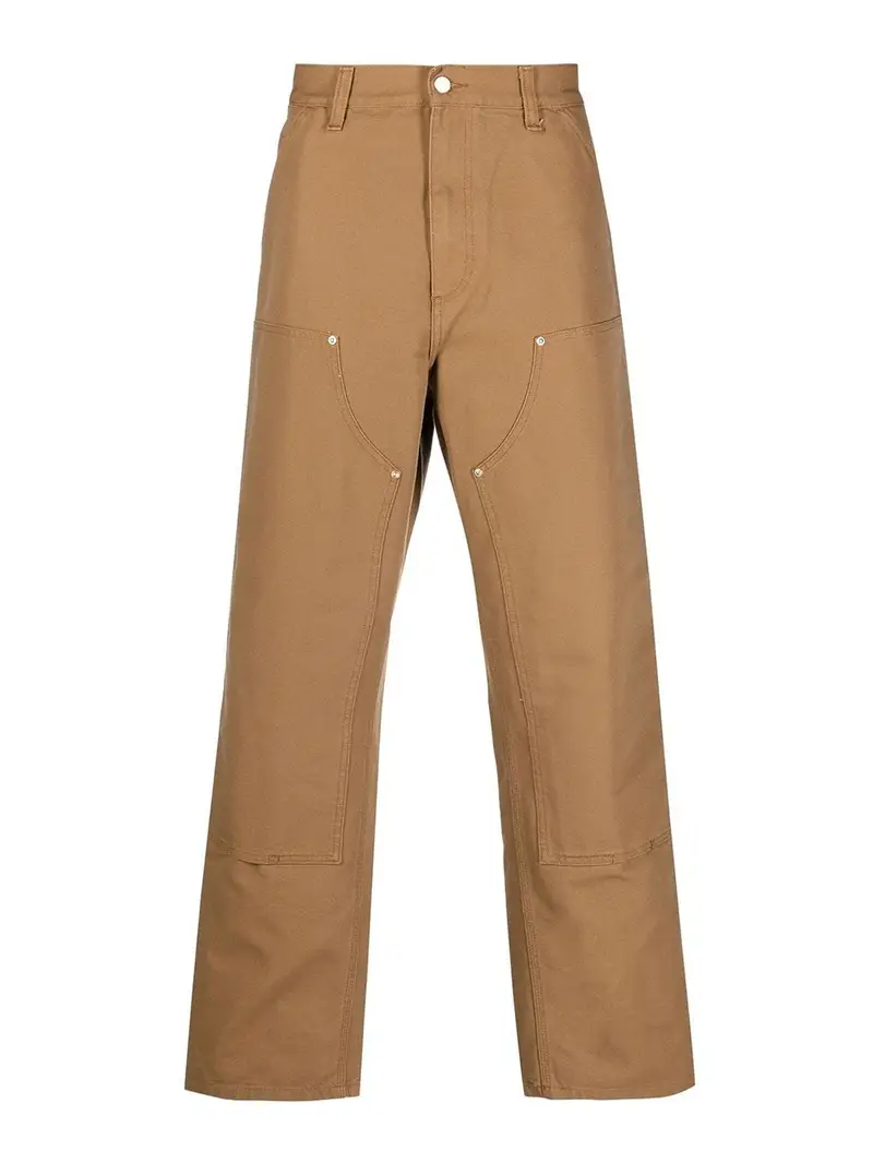 Pantaloni a gamba dritta Marrone