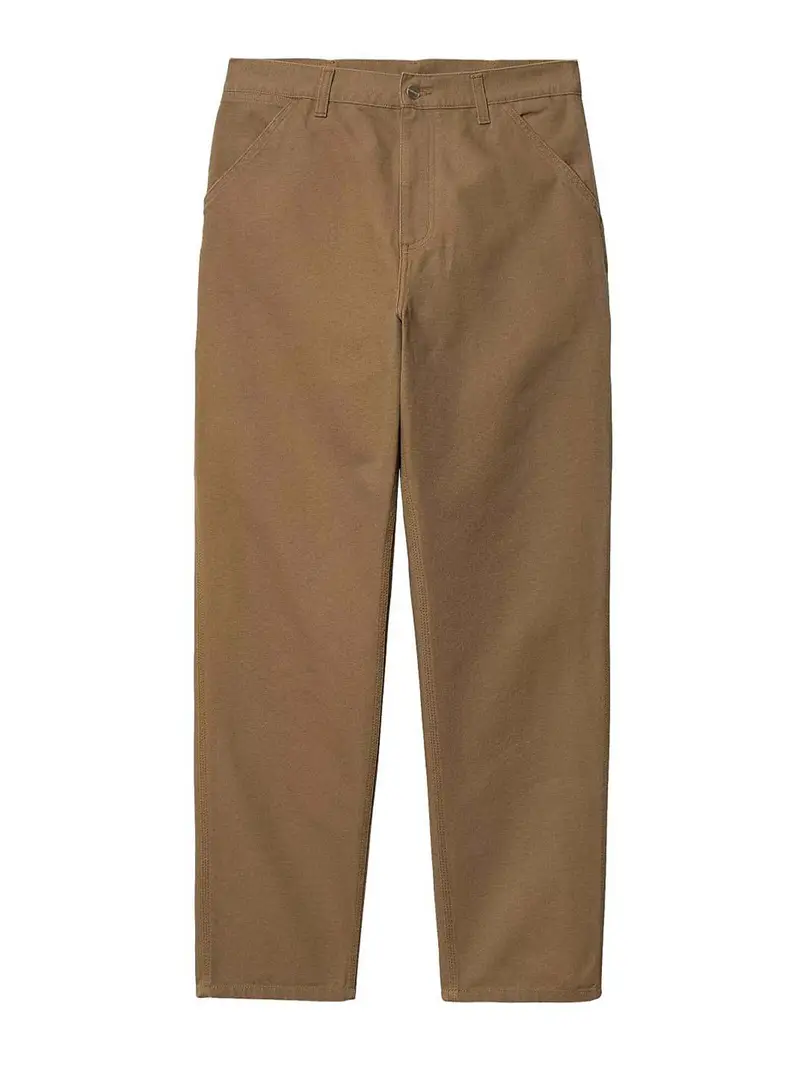 Pantaloni a ginocchio singolo Marrone