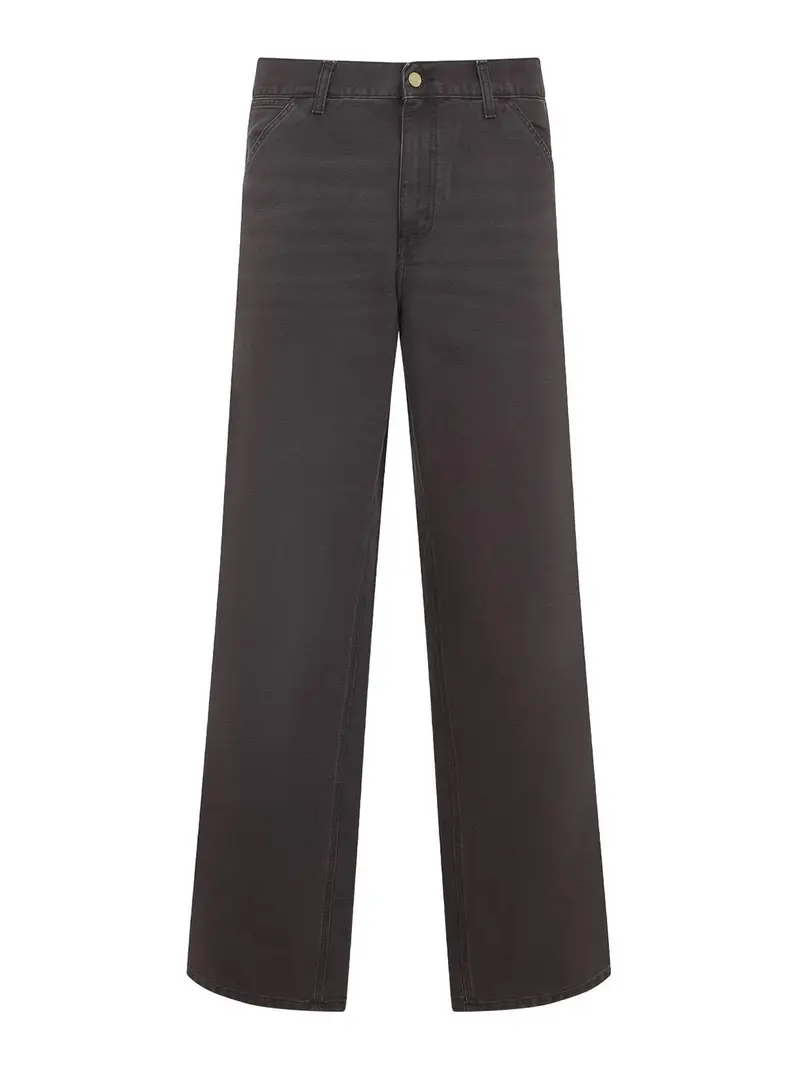 Pantaloni a ginocchio singolo Marrone