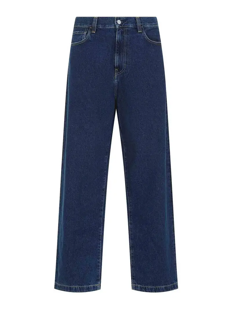 Pantaloni Carhartt Wip Landon in cotone Blu