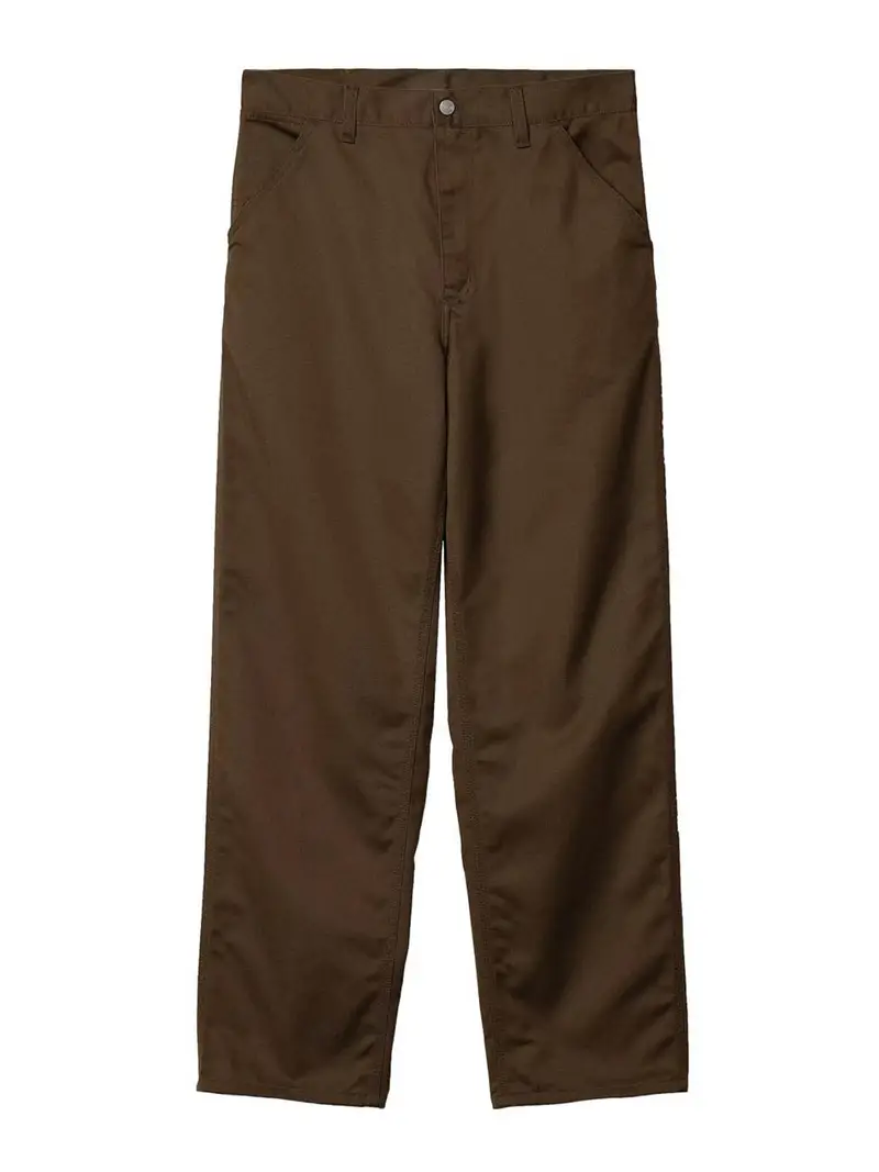 Pantaloni semplici Marrone