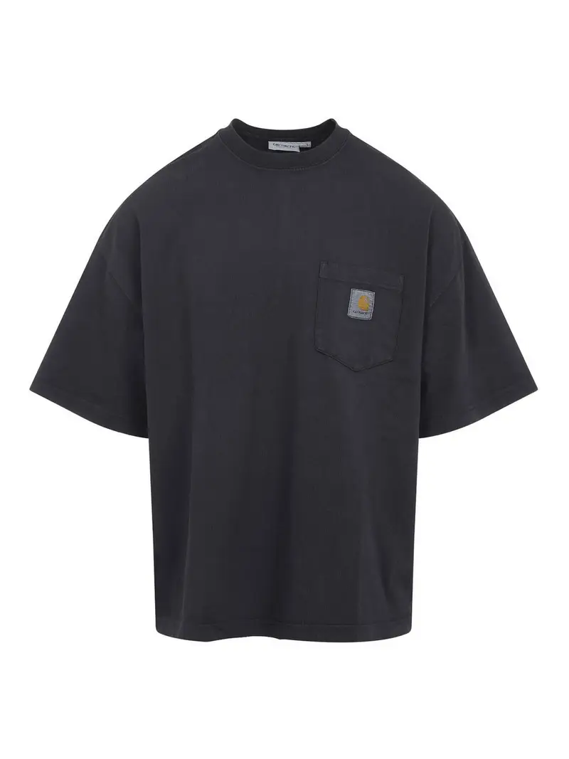 T-shirt tascabile a maniche corte hudson Nero