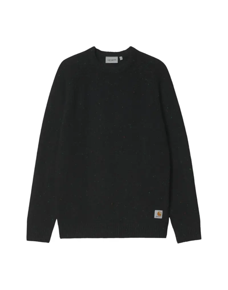 Anglistic Sweater maglione invernale in lana - Speckled Black M