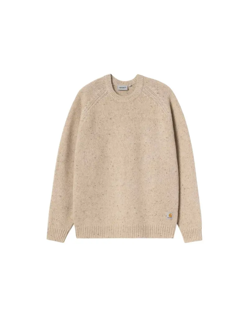 Anglistic Sweater maglione invernale in lana - Speckled Fleur de sel S