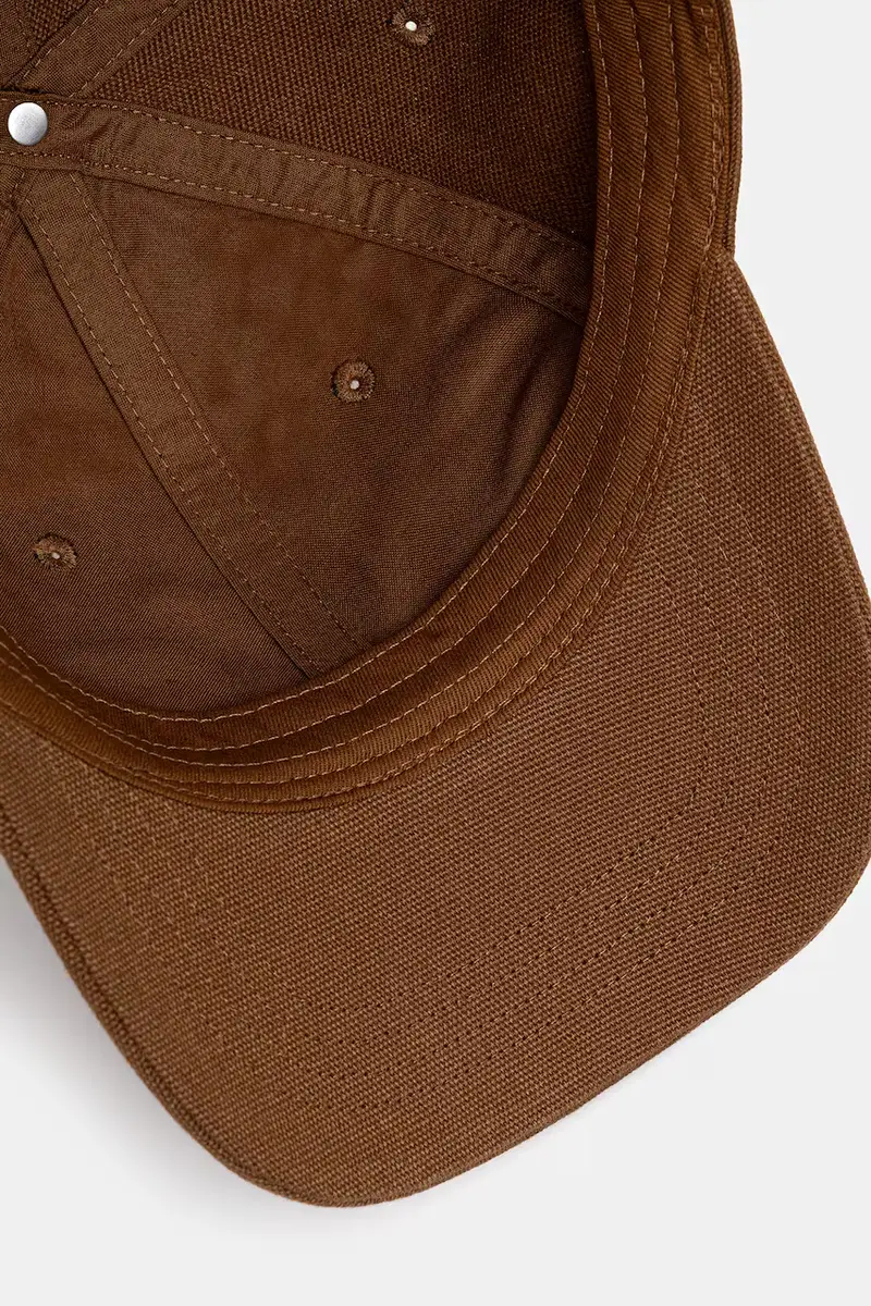 berretto da baseball in cotone Canvas Cap colore marrone I036653.HZXX miniatura 4
