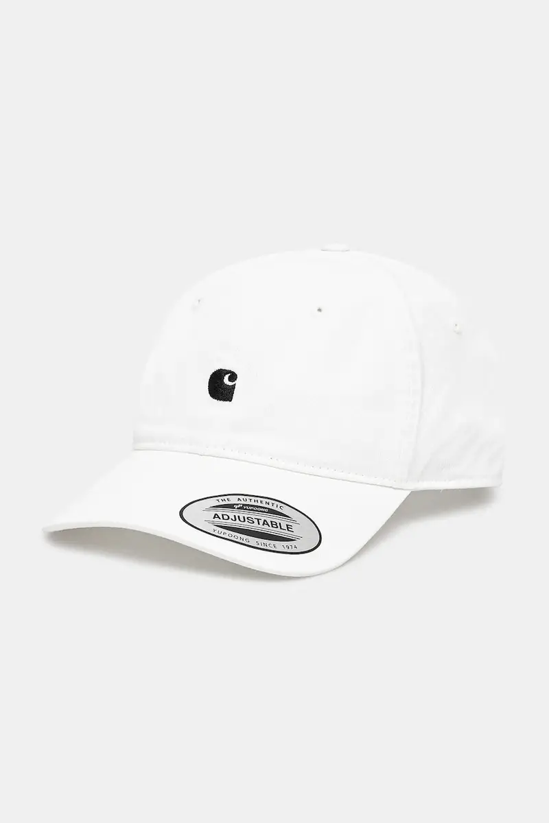 berretto da baseball in cotone Madison Logo Cap colore bianco con applicazione I023750.00AXX