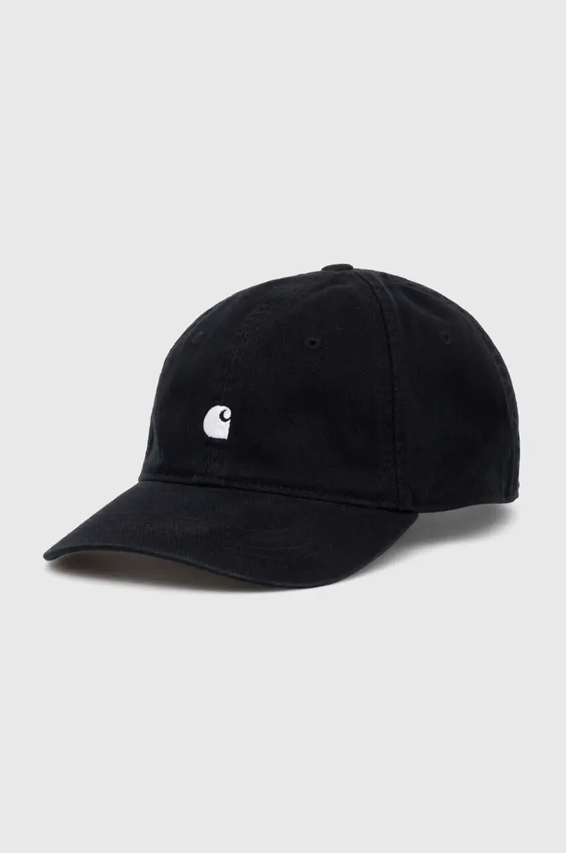 berretto da baseball in cotone Madison Logo Cap Nero