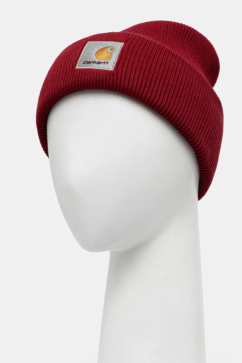 berretto in cotone Ohio Beanie colore granata I035430.H8XX miniatura 2