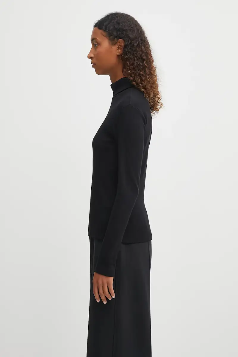 camicia a maniche lunghe W'''''''' Philipa Mockneck T-Shirt colore nero I035470.89XX miniatura 2