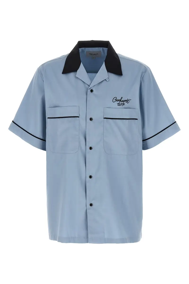 Camicia 'Bowl' Azzurro