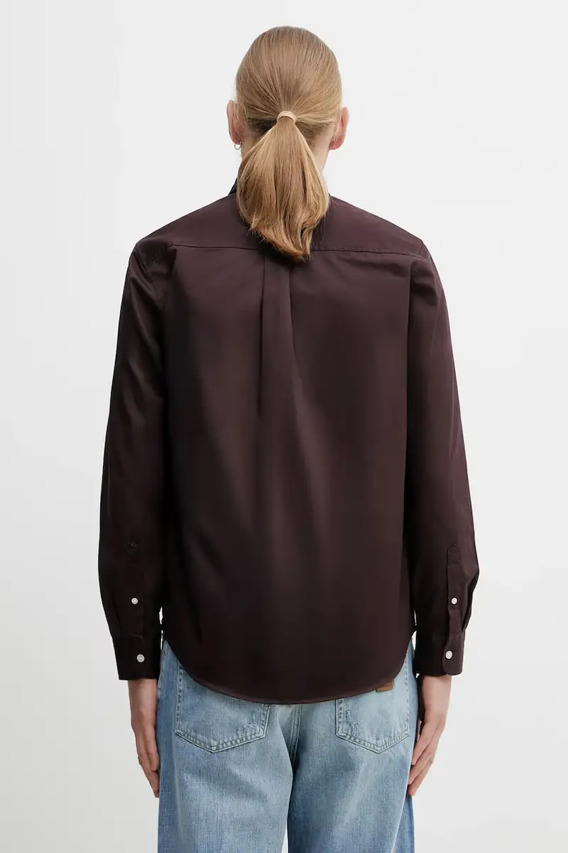 camicia in cotone L/S Madison Shirt uomo colore marrone I023339.39GXX miniatura 3