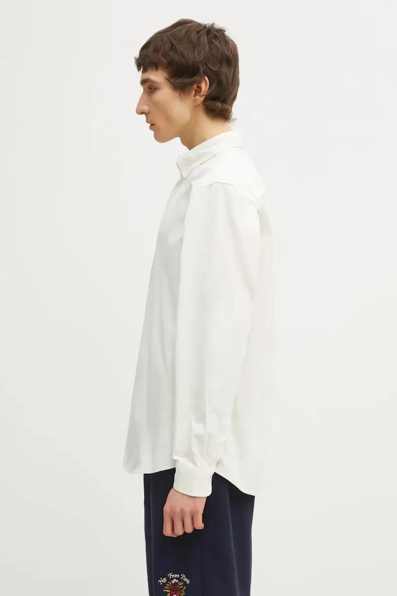 camicia in cotone LS Bolton Shirt Beige miniatura 2