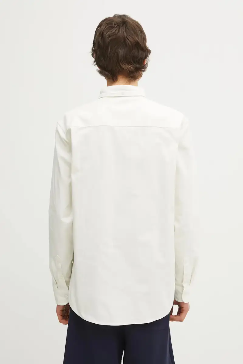 camicia in cotone LS Bolton Shirt Beige miniatura 3