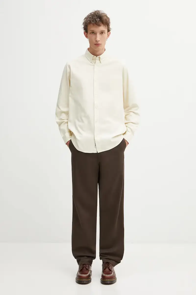 camicia in cotone S Bolton uomo colore beige I030238.1NGXX miniatura 5