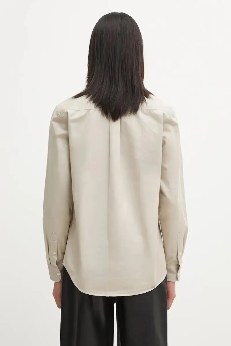 camicia in cotone S Madison Shirt uomo colore beige I023339.2V4XX miniatura 3