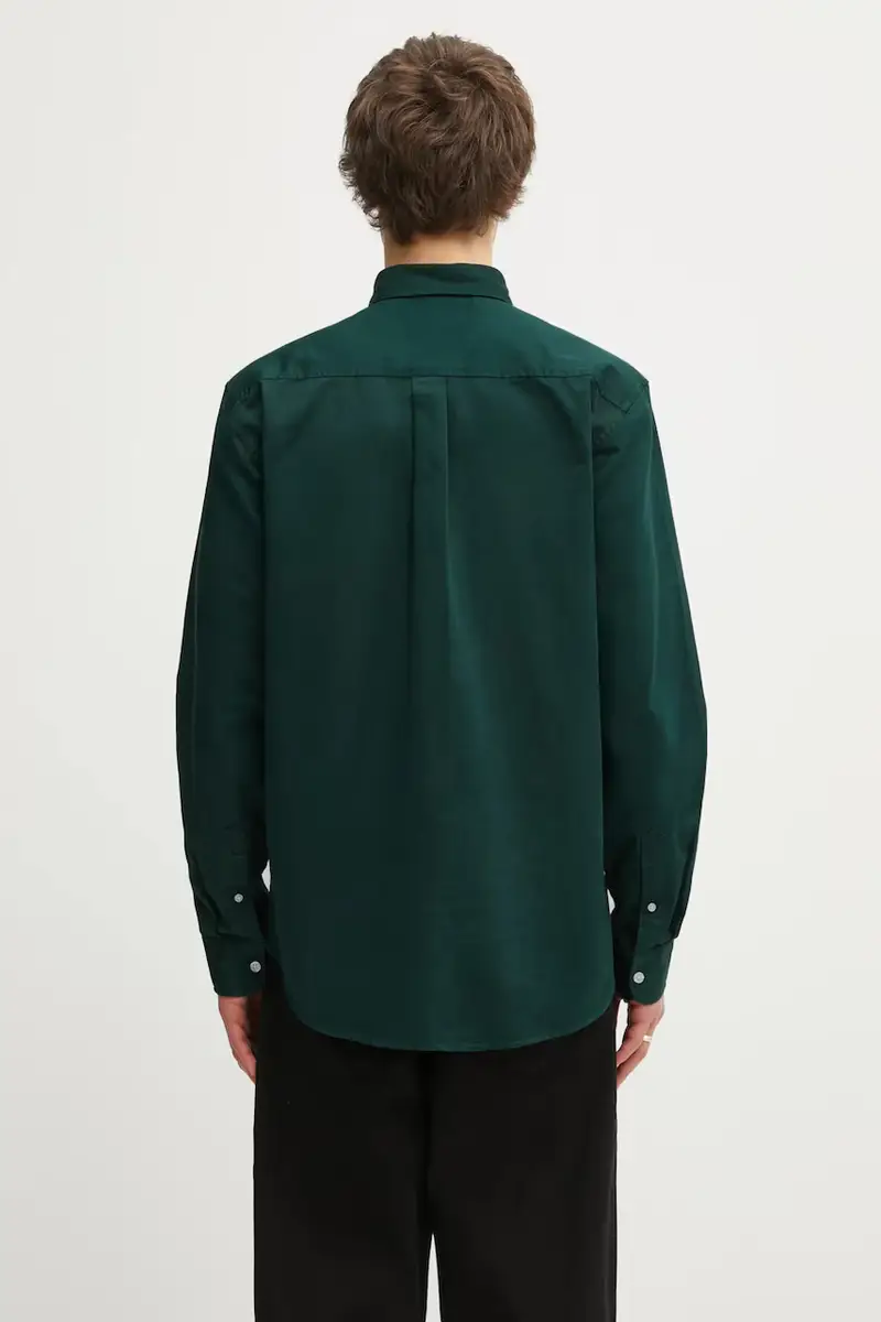 camicia in cotone S Madison Shirt uomo colore verde I023339.36IXX miniatura 3