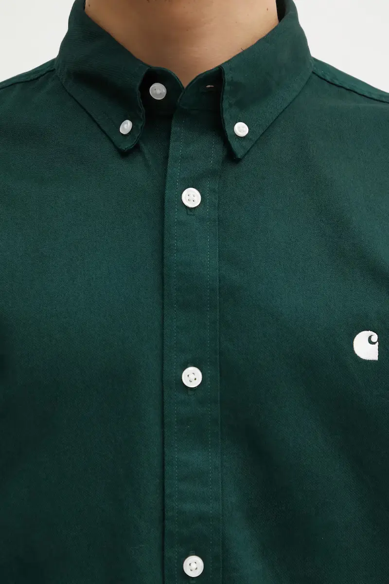 camicia in cotone S Madison Shirt uomo colore verde I023339.36IXX miniatura 4