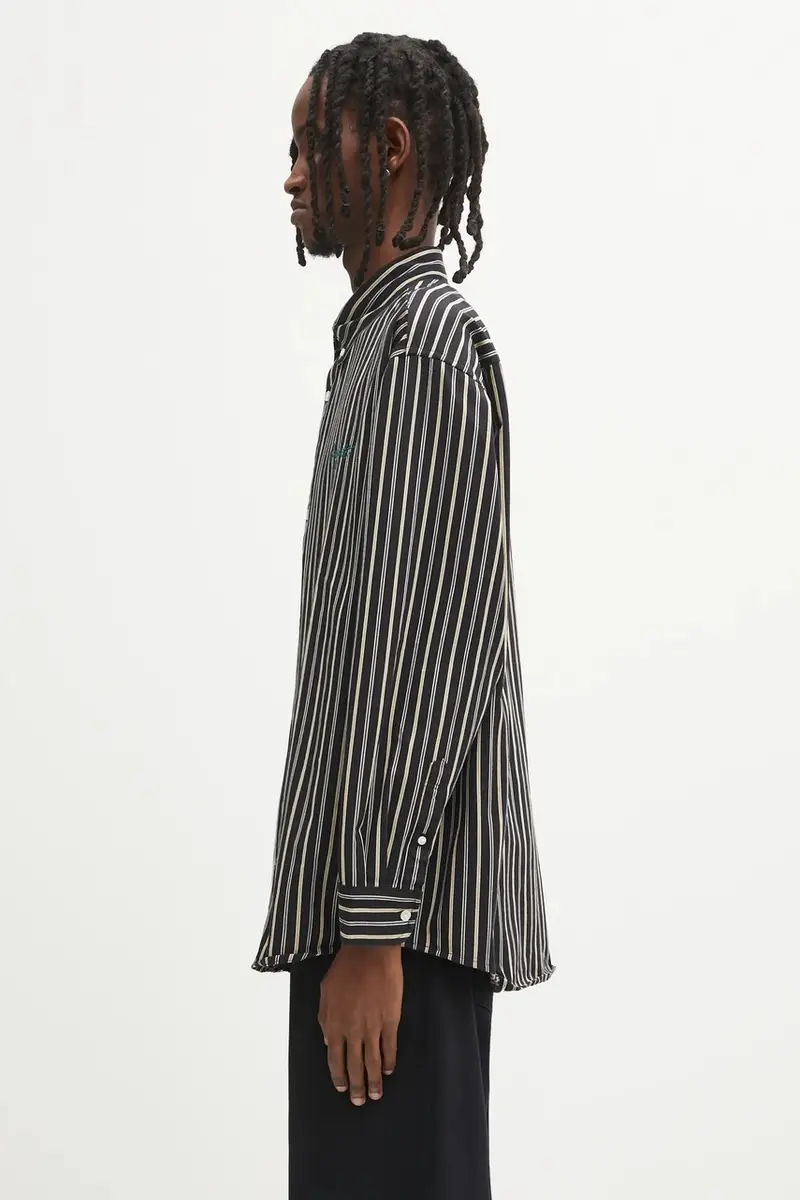 camicia in cotone S Palance uomo colore nero I035330.35IXX miniatura 2