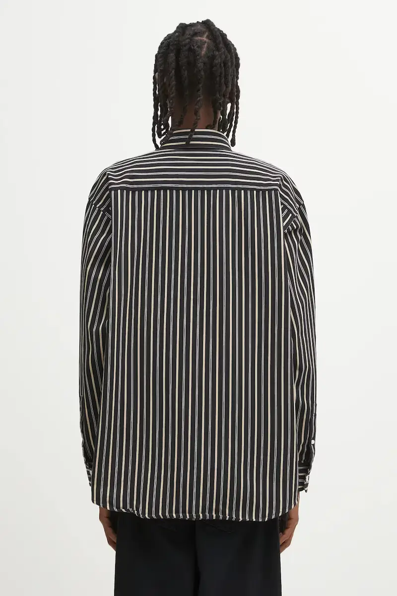 camicia in cotone S Palance uomo colore nero I035330.35IXX miniatura 3