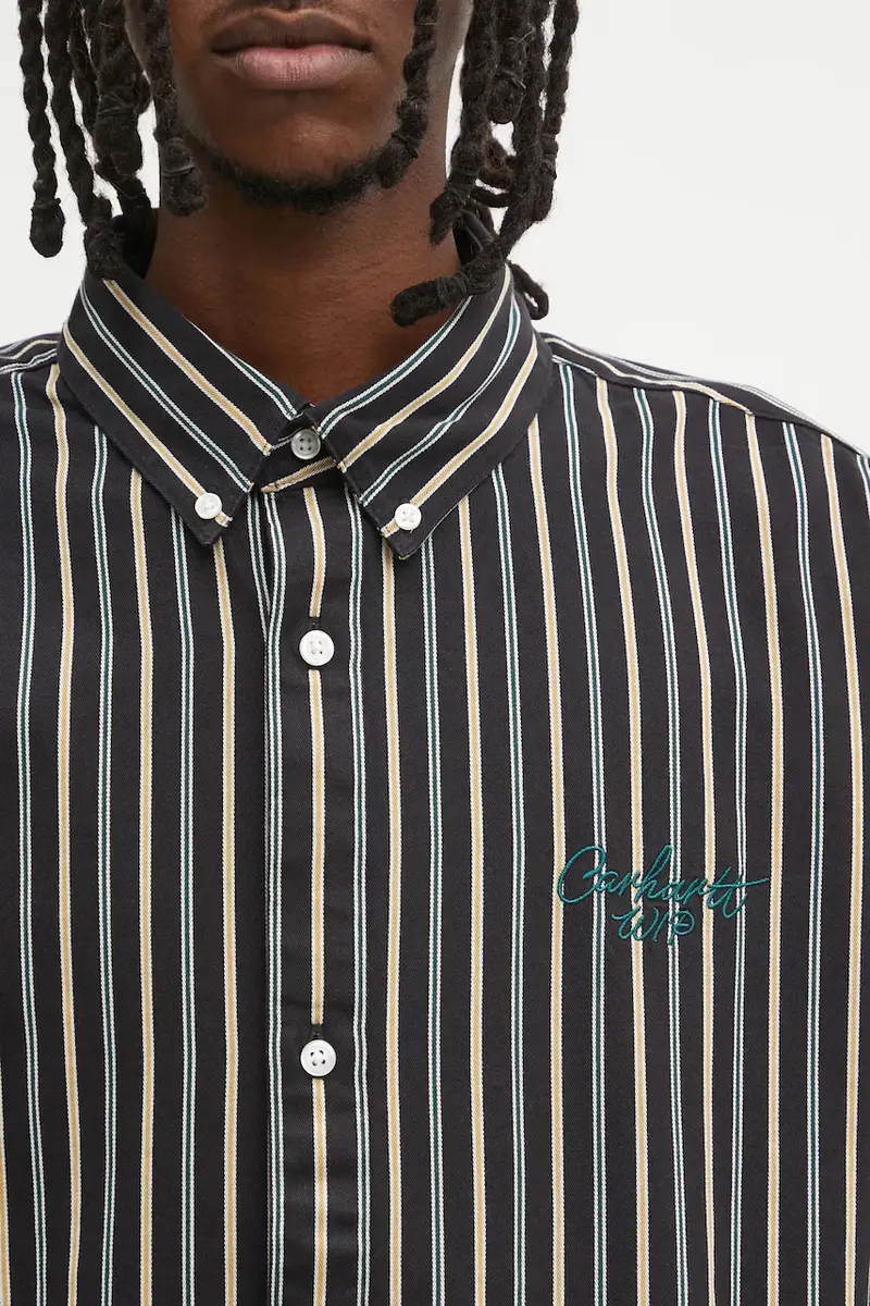 camicia in cotone S Palance uomo colore nero I035330.35IXX miniatura 4