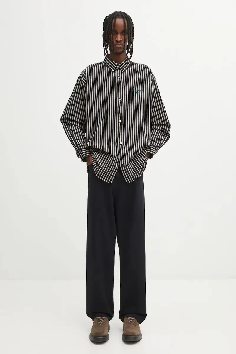 camicia in cotone S Palance uomo colore nero I035330.35IXX miniatura 5