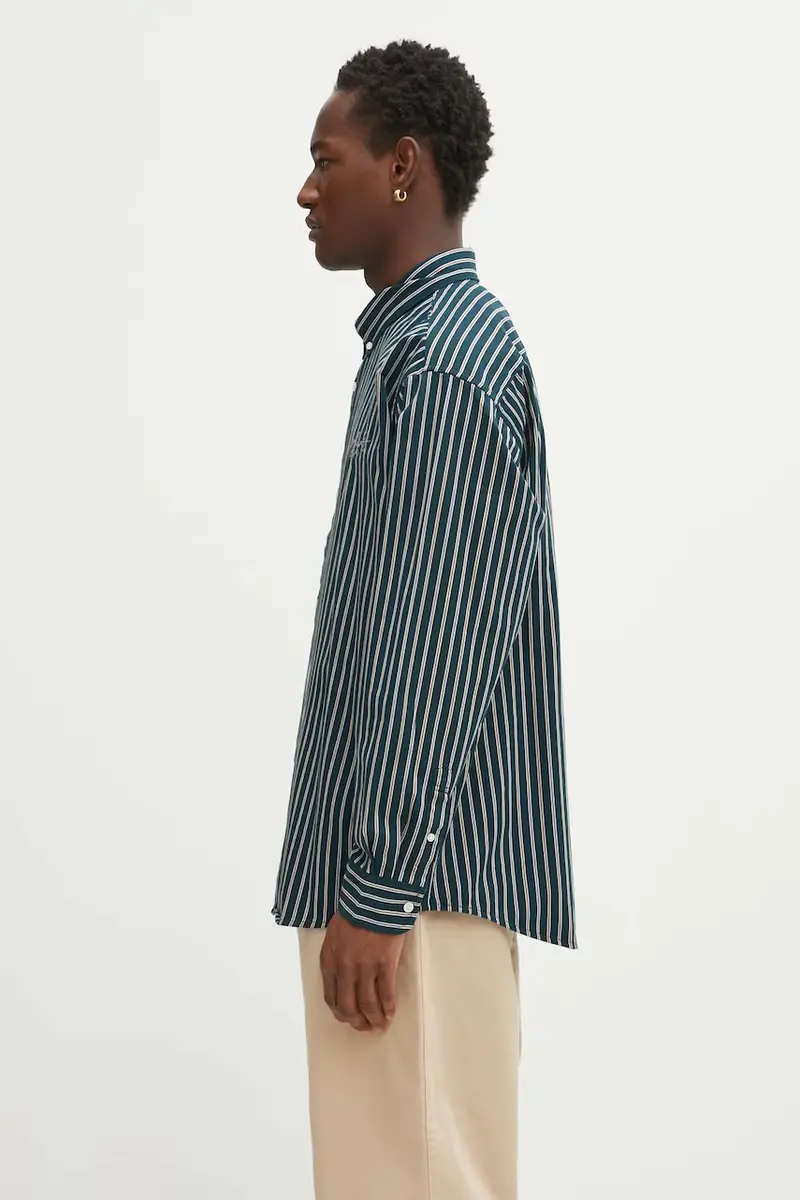 camicia in cotone S Palance uomo colore turchese I035330.35JXX miniatura 2