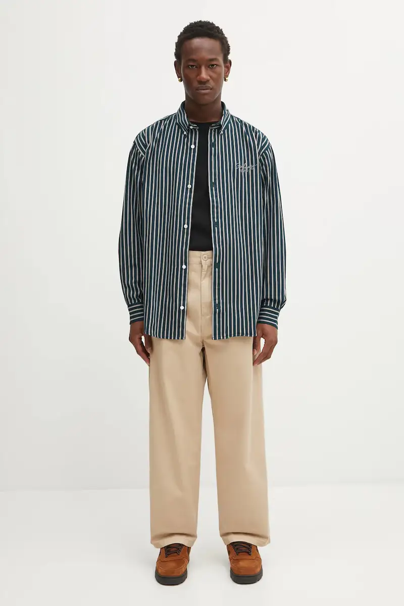 camicia in cotone S Palance uomo colore turchese I035330.35JXX miniatura 5