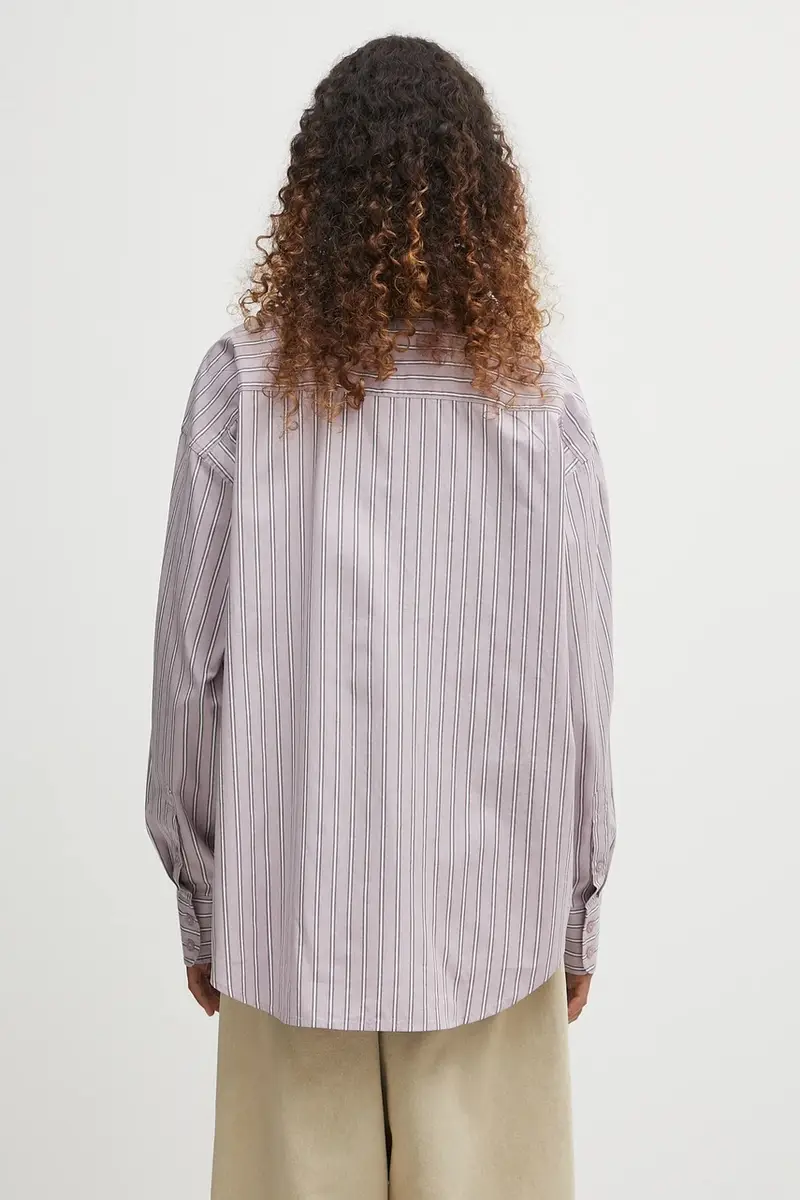 camicia in cotone W' Grimsby donna colore violetto I035134.32WXX miniatura 3