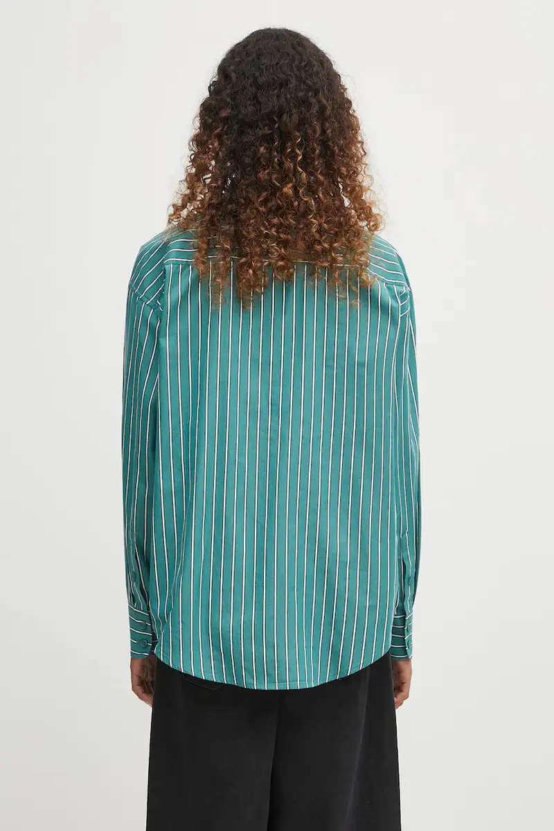 camicia in cotone W' S Grimsby donna colore verde I035134.30MXX miniatura 3