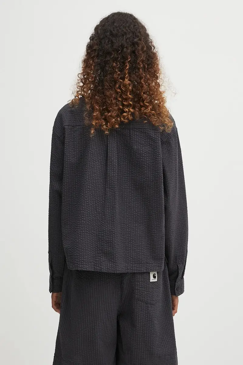 camicia in cotone W' Toland donna colore nero I035132.31RXX miniatura 3