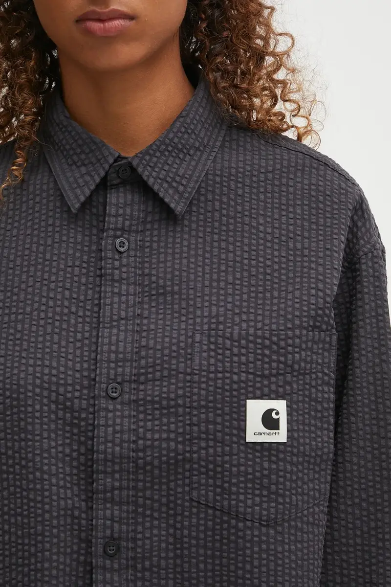 camicia in cotone W' Toland donna colore nero I035132.31RXX miniatura 4