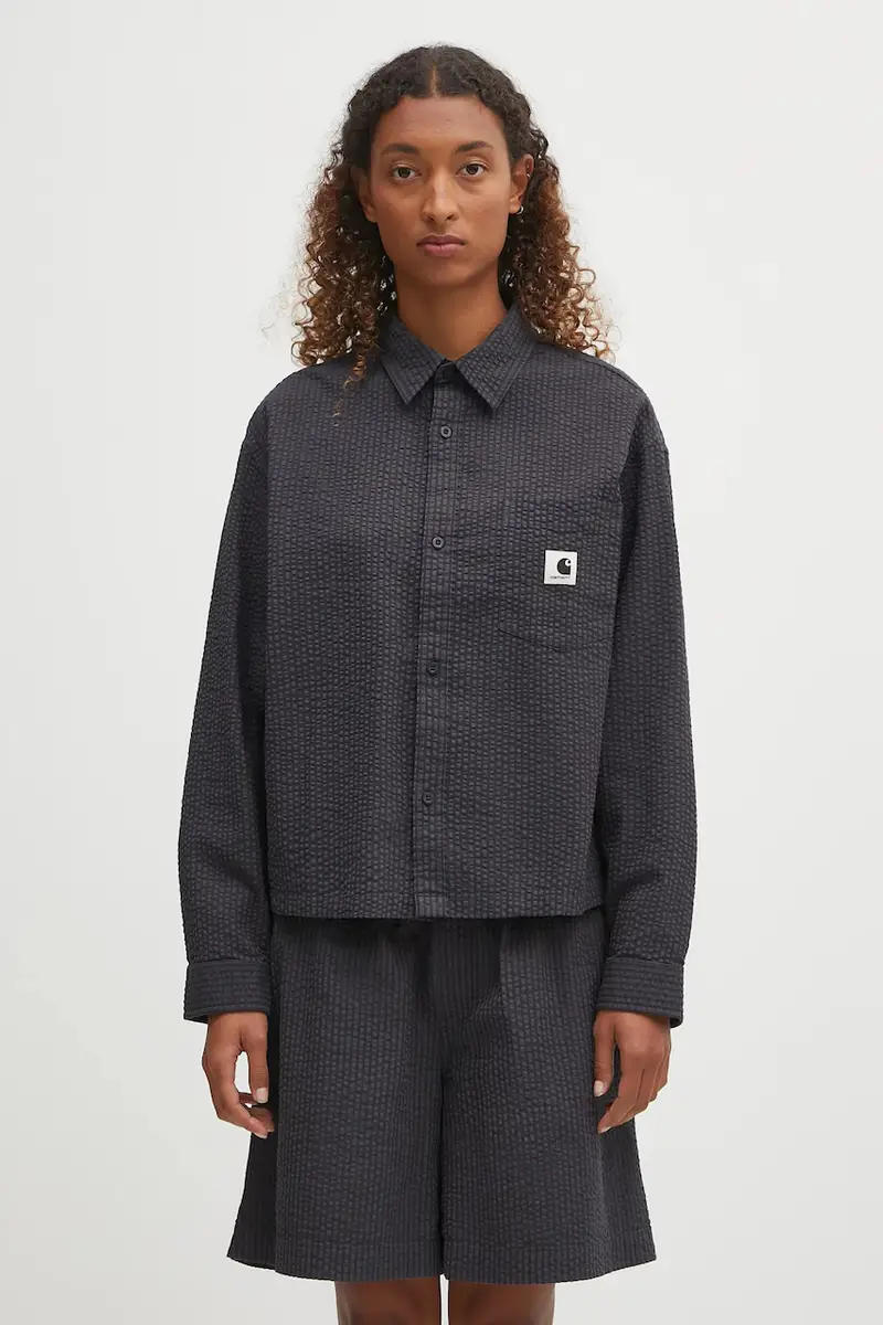 camicia in cotone W' Toland donna colore nero I035132.31RXX