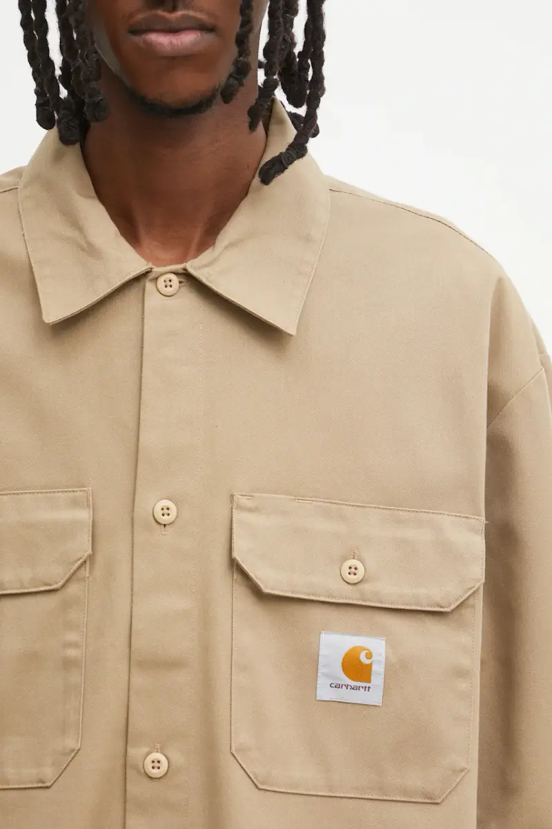 camicia S Craft uomo colore beige I033814.8YXX miniatura 4