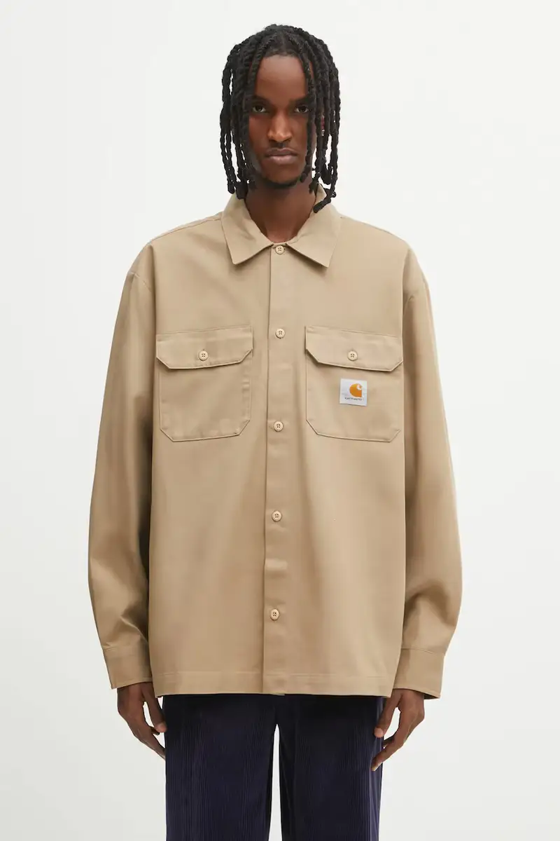 camicia S Craft uomo colore beige I033814.8YXX