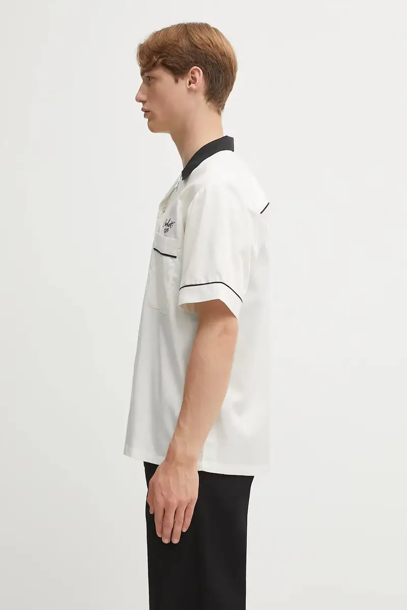 camicia S/S Bowl uomo colore beige I035153.0D3XX miniatura 2