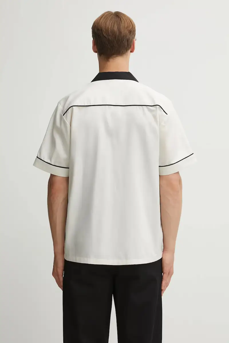 camicia S/S Bowl uomo colore beige I035153.0D3XX miniatura 3