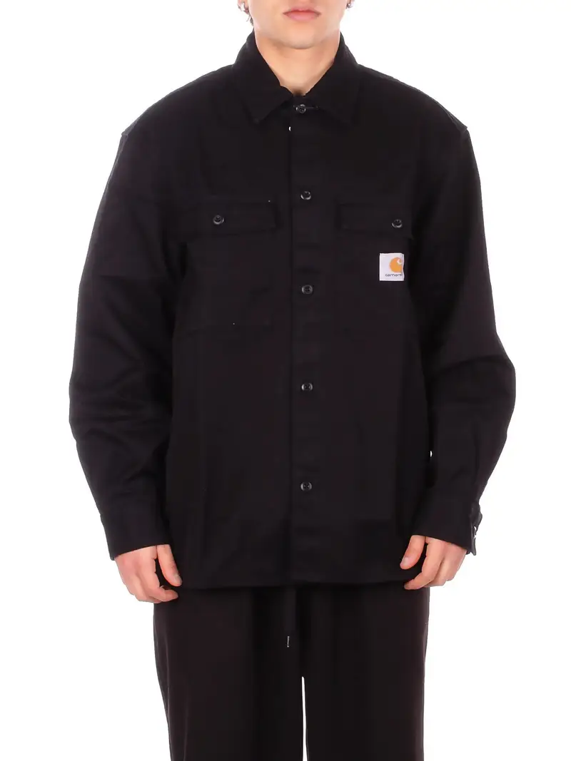 Camicia Uomo CARHARTT WIP Black Kelly shirt jac cooper twill